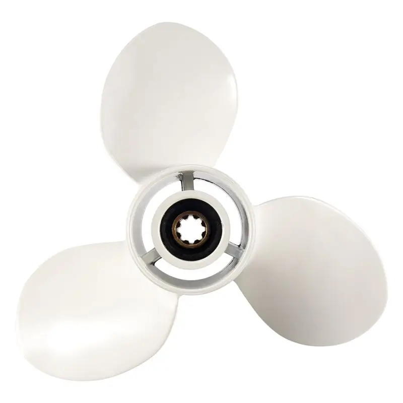 

Firmly Ship Engine Outboard Propeller 3-Bladed Rotary Paddle 683-45941-00-El 9 1/4 X 12 For 9.9-15Hp Aluminum 8 Spline To