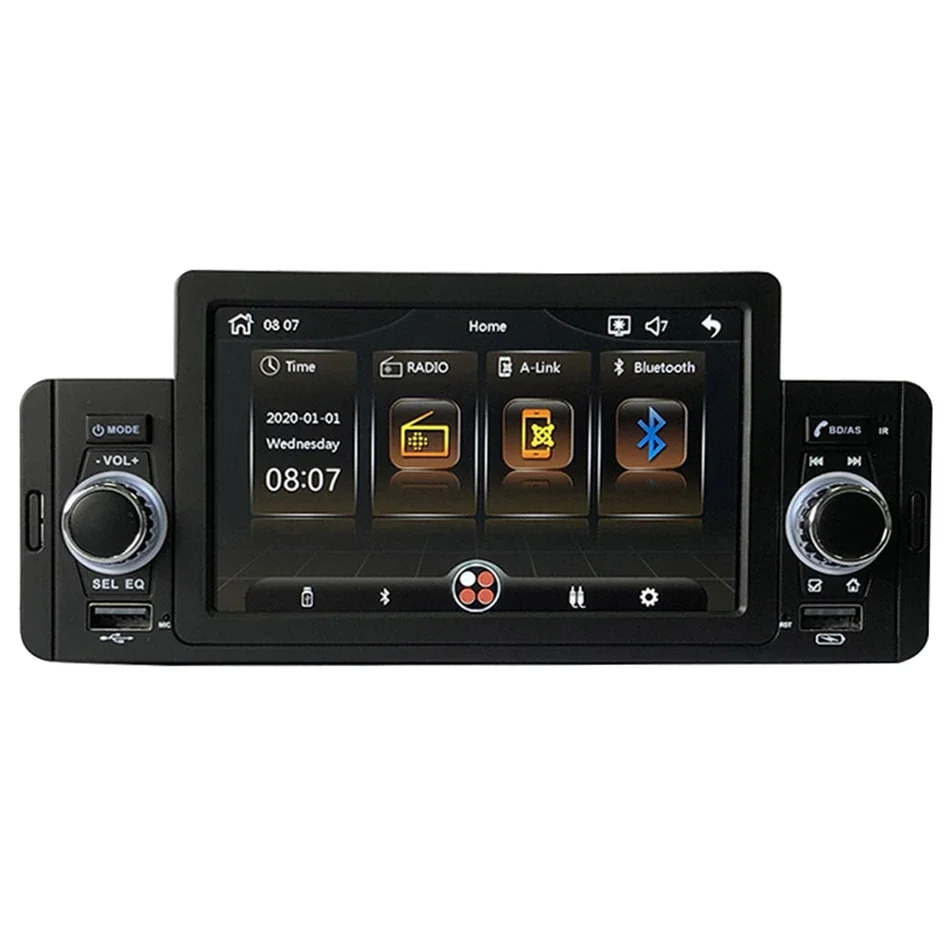 

1 Din 5 inch Car MP5 FM Radio Video BT Player HD IPS Car Music StereoPlayer