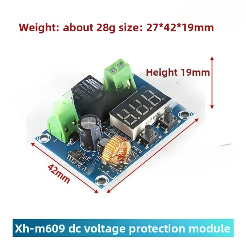 XH-M609 وحدة حماية الجهد DC بطارية ليثيوم فقدان الجهد المنخفض انخفاض الطاقة قطع الإخراج 12-36 فولت #6