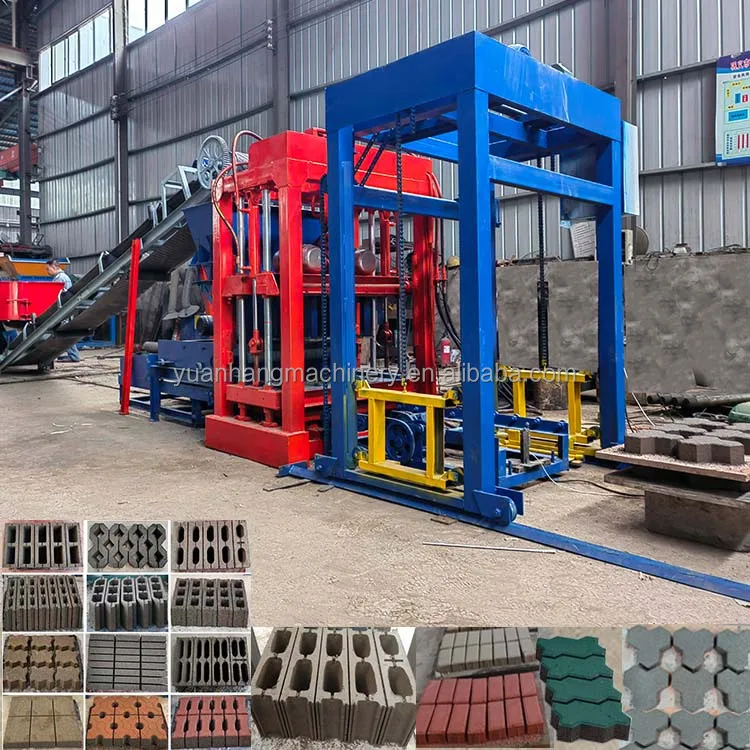 Fully Automatic Concrete Cement Paver Laying Road Sand Hollow Brick Maker Block Making Machine Price for Sale