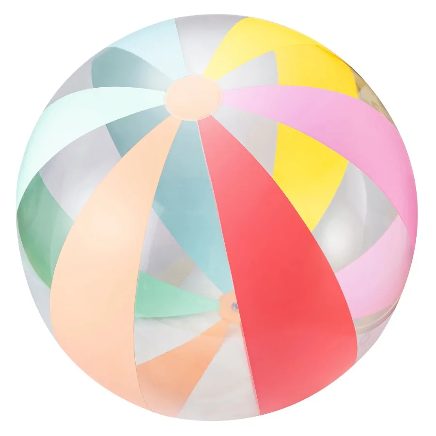 

Multicolor Inflatable Jumbo Beach Ball, 60", Age 3 and up, Unisex