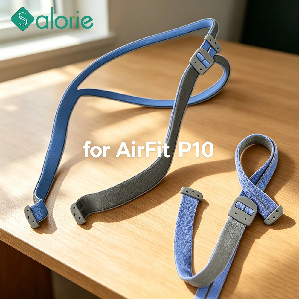 Airfit P10 Headgear, Replacement CPAP Headband Compatible with AirFit P10 Nasal Pillow Mask, Adjustable Elastic Quick-Fit Strap