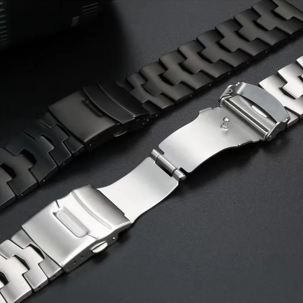 22mm Luxury Titanium Strap For Huawei GT4 3Pro 46mm 4/4Pro Ultimate Band For Samsung Galaxy Watch 3 45mm Gear S3 Metal Bracelet