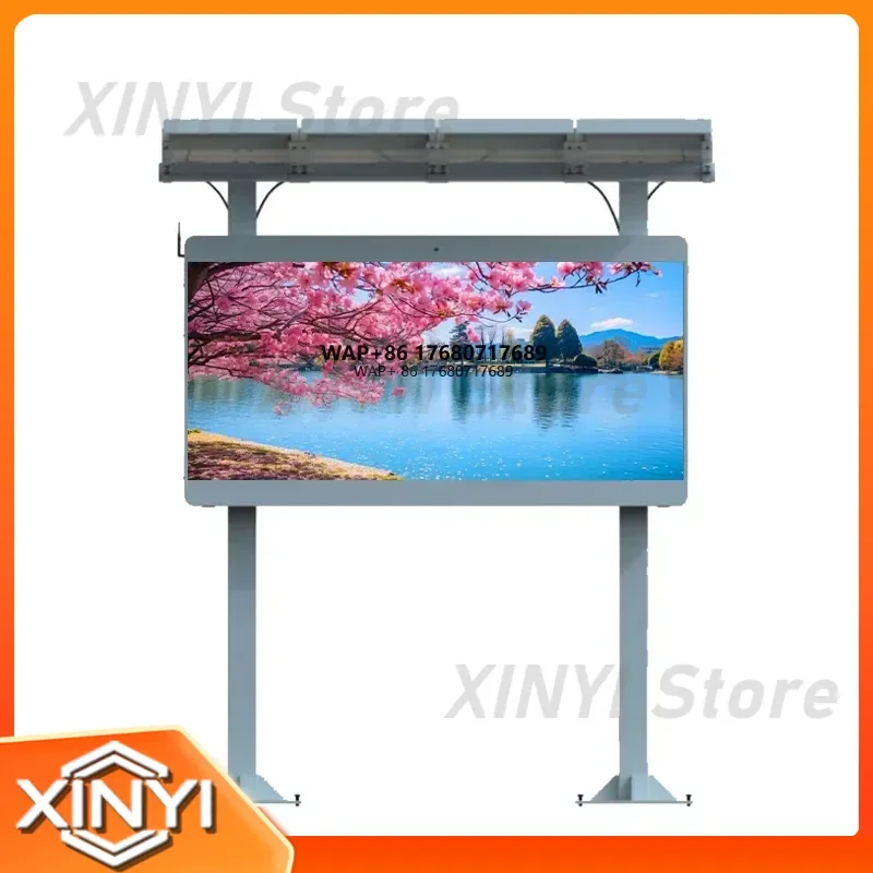YUYI F3-MAX Solar Power Outdoor Smart Advertising Display with Optical Storage and LED Energy Saving for Solar Powered
