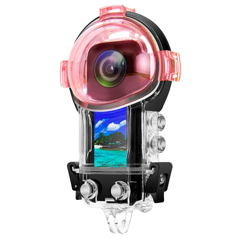 For Insta360 X3 Camera Waterproof Case Dive Housing Multi-Functional Portable Dive Case Filter