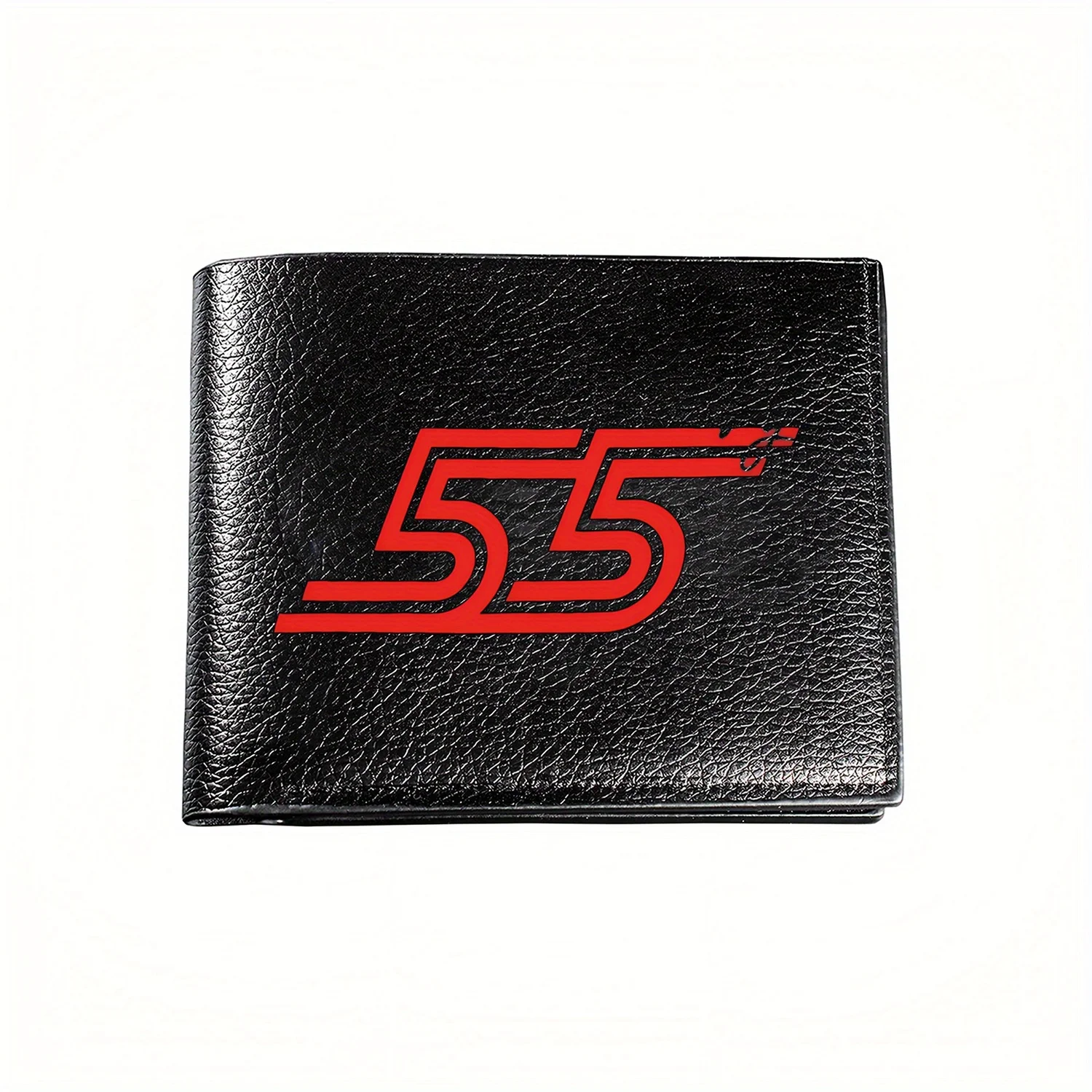 55 Double Number Logo Design Business Mens Casual Elegant Simple Practical Quality Wallet Stylish Printing Graphic Creative Chri