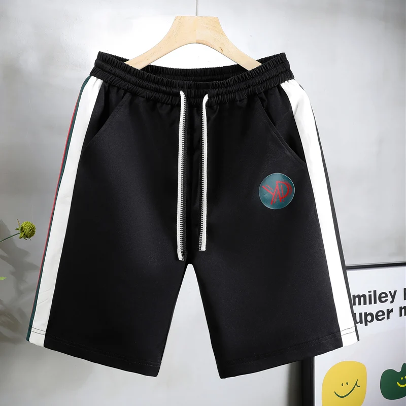 

Loose Casual Thin Men's orts Summer New Sle Faion Brand Outerwear Five-Quarter Youth Men's Clothing Straight Leg Pants