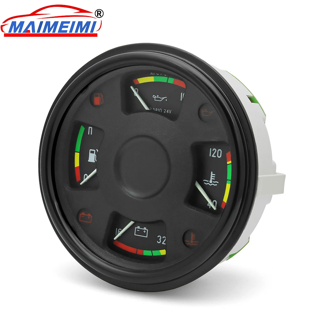 

4 in 1 For KAMAZ Combination of instruments Voltmeter fuel meter oil pressure meter water temperature meter 24V for car boat