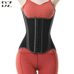 19 Steel Bones Latex Waist Trainer Belt Body Shaper Long Torso Corset Shapewear Women Fajas Waist Cincher Slimming Tummy Control