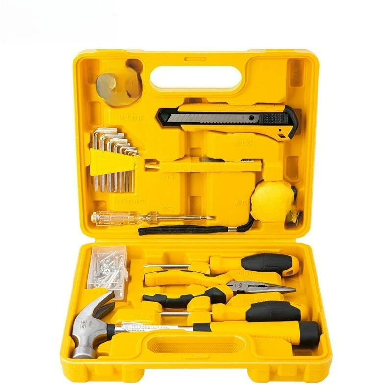 Household multi-functional set of 18 pieces, comprehensive maintenance tool set DL1018J