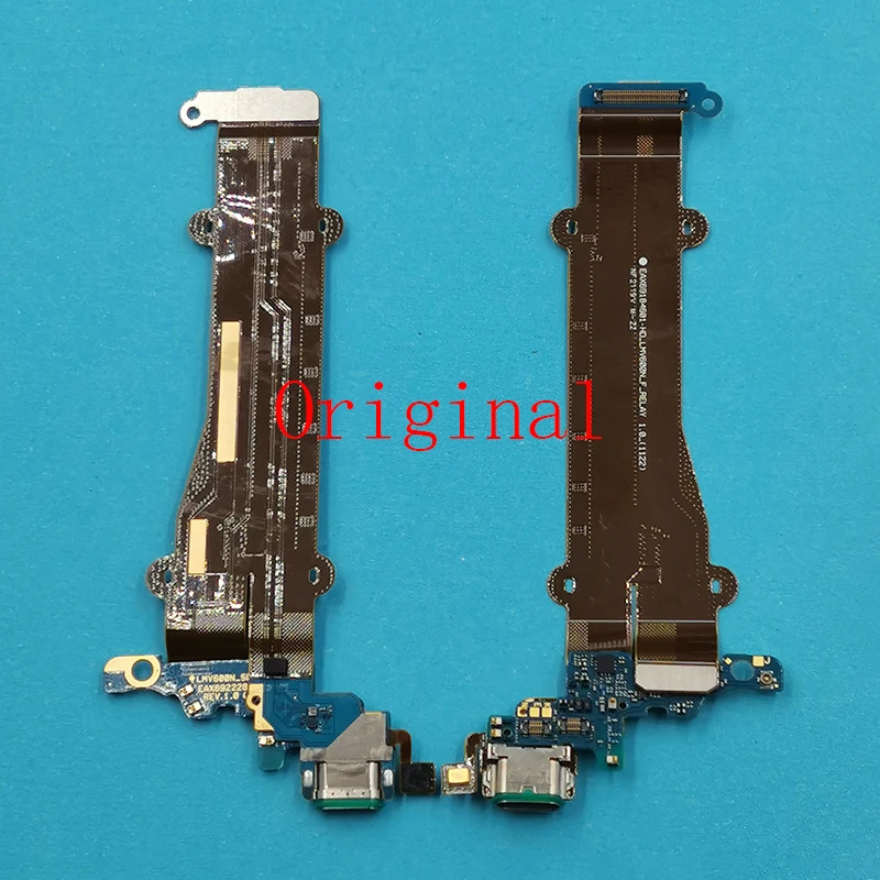 1pcs USB Charging Connector Flex Cable For LG V60 ThinQ 5G V600 EA V600TM V600AM LMV600N Charger Port Board With Mic