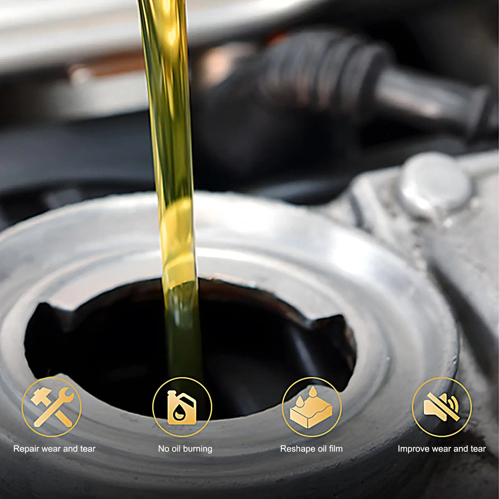 Engine Protector Oil 60ml Car Engine Restoration Anti Fraction Agent Vehicle Engine Oil Supplies Protectant For Engine
