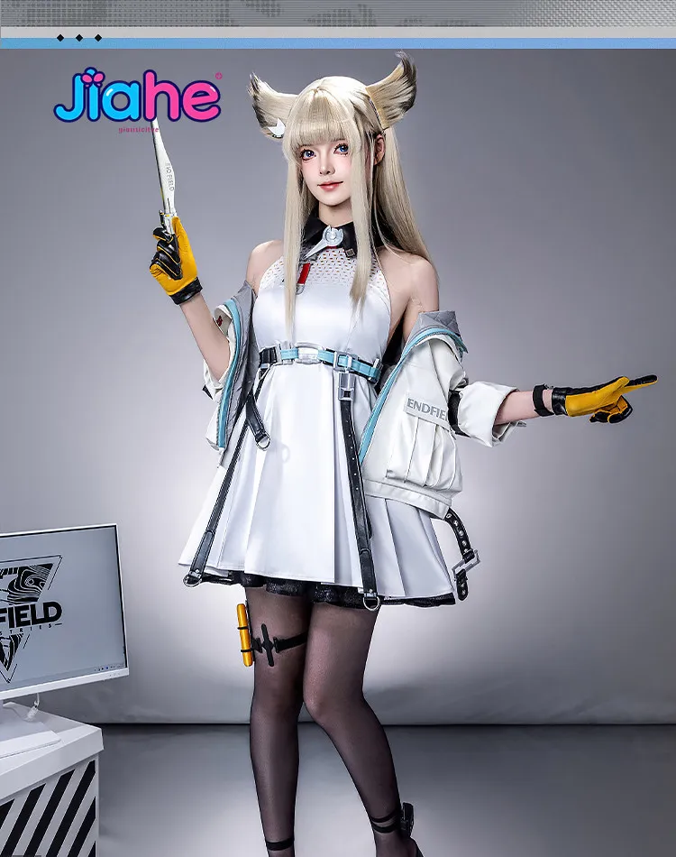 

Perlica Arknights:Endfield Cosplay Costume Halloween Christma High quality girl sweet Lolita dress coat headwear gloves suit