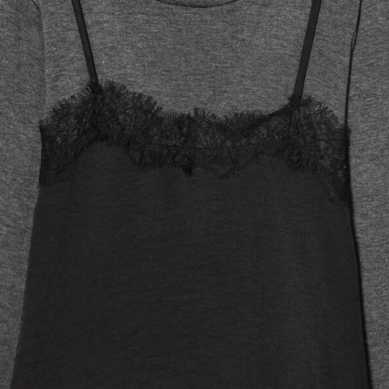 Feminino macio doce em torno do pescoço vestido de renda manga longa em camadas plissado mini vestido elegante estilo coreano festa clubwear outfit