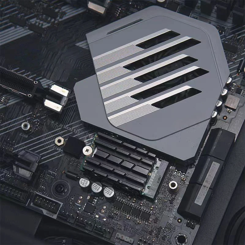 ฮีทซิงค์ SSD แบบสองด้าน 1 ชิ้น พร้อมแผ่นซิลิโคนระบายความร้อน Final Cool IceSoul 01 สำหรับ M.2 2280 M.2 2242 M.2 2230