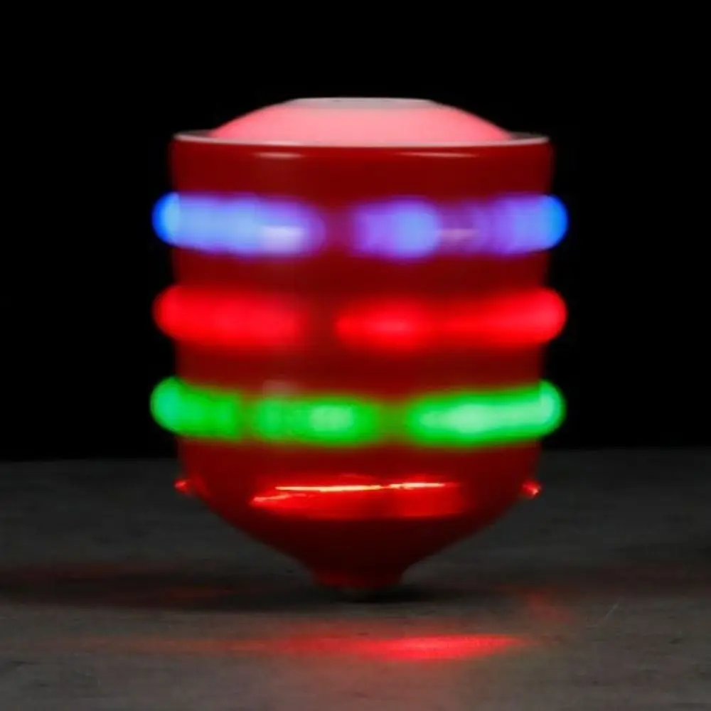 Rotary Luminous Spinning Top Toys LED Light&Sound Classic Spinning Tops Toy Cartoon Portable Children's Gyroscope Toys