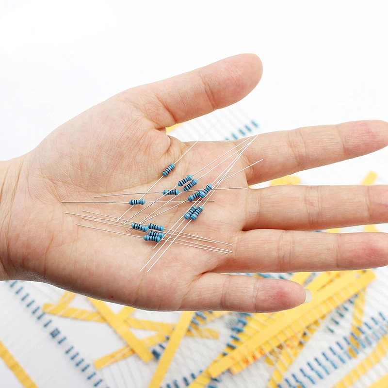 300/600 قطعة 1/4 واط طقم مقاوم من غشاء معدني المقاومة 1% 30 قيم 10 أوم ~ 1 متر 0.25 واط المقاومات مجموعة #2