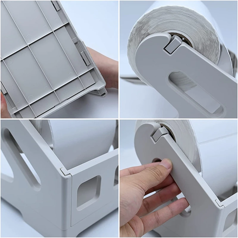 Labelhouder, Thermische Etikethouder Voor Rollen En Fanfold-Labels, Thermische Rolhouder Naar Desktop-Labelprinter