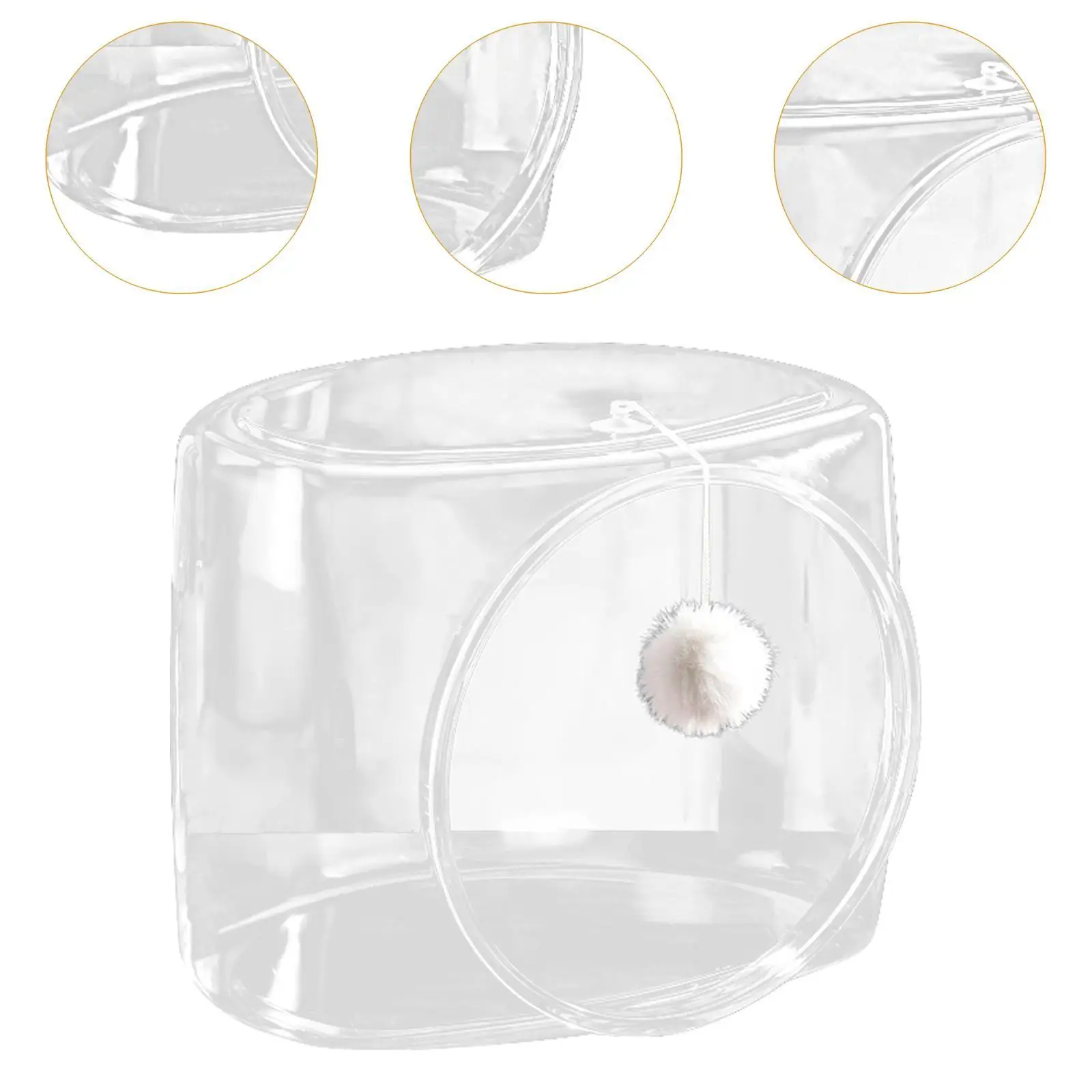 Cats Space Clear Capsule Cozy Activity Centre Breathable Transparent Pet Supplies Four Season Universal Cat Bed Pet Sleeping Bed