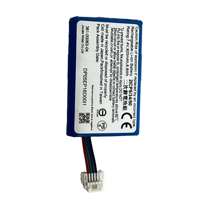 Large Capacity Rechargeable Battery 940mAh for Garmin BMW Motorrad Navigator 5 6 361-00063-00 361-00063-04 Replacement Batteries