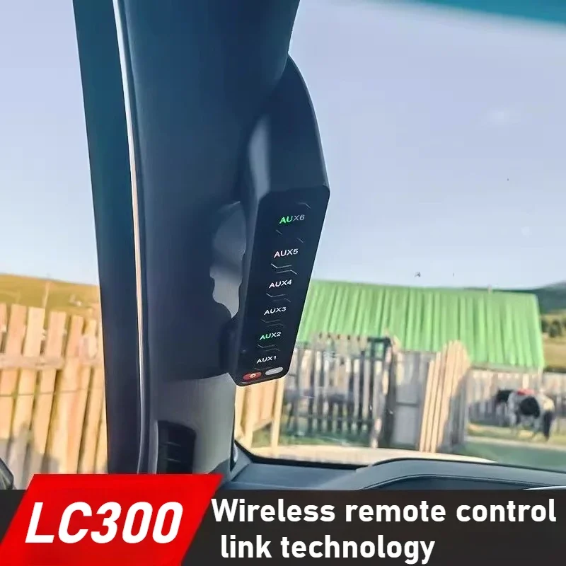 

Автомобильная стойка, 6-позиционный переключатель с ручкой, светодиодный прожектор, встроенный пульт дистанционного управления, аксессуары для ручки для Toyota Land Cruiser LC300