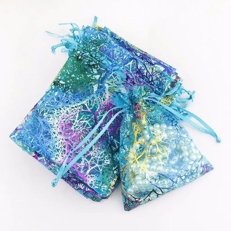 

Fashion Korean Cute Stunning Coralline Candy Gift Bag Organza Jewelry Pouch Wedding Party Favor