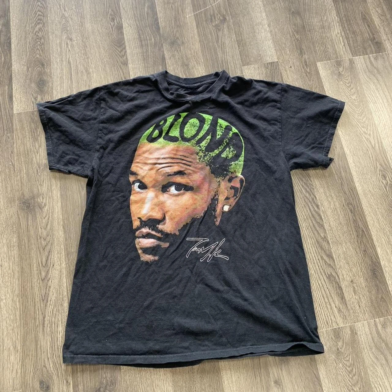 Frank Oceans Shirt Rap Tee Concert Merch Blonds Album Cover Graphic T-Shirt COTTON New Arrival Anime Clothes T Shirts for Men