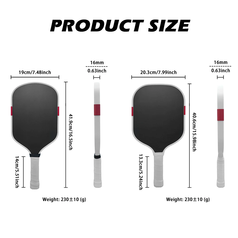 Boomstick T700 Pickleball-Schläger 16mm Dicke Pro EPP+EVA-Schaum TPU-Kante Superlanglebig Training Individuelles LOGO Verfügbar – Detail 12