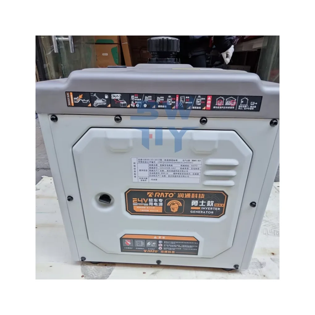 

High Quality 24V 2KW Generator Air Conditioner Gasoline Generators Inverter for Truck