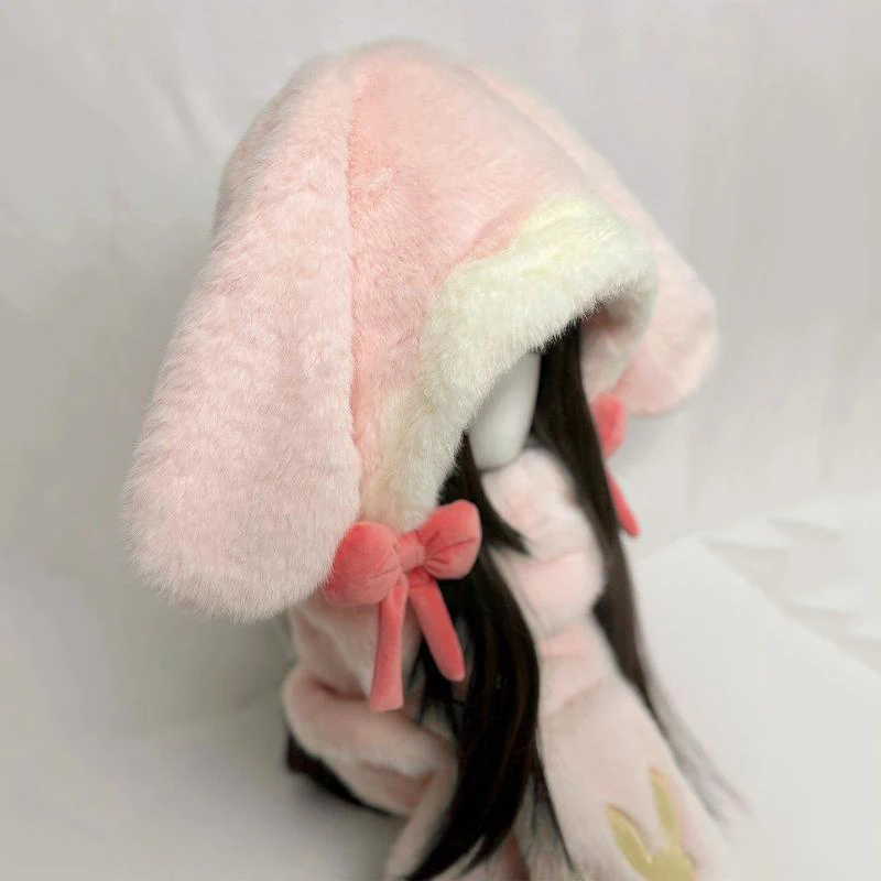 

Аниме-костюм Shugo Chara: головной убор, шарф, перчатки для косплея Эйса Юики и Яи Пепе. Зимняя теплая плюшевая шапка, аксессуары и реквизит.