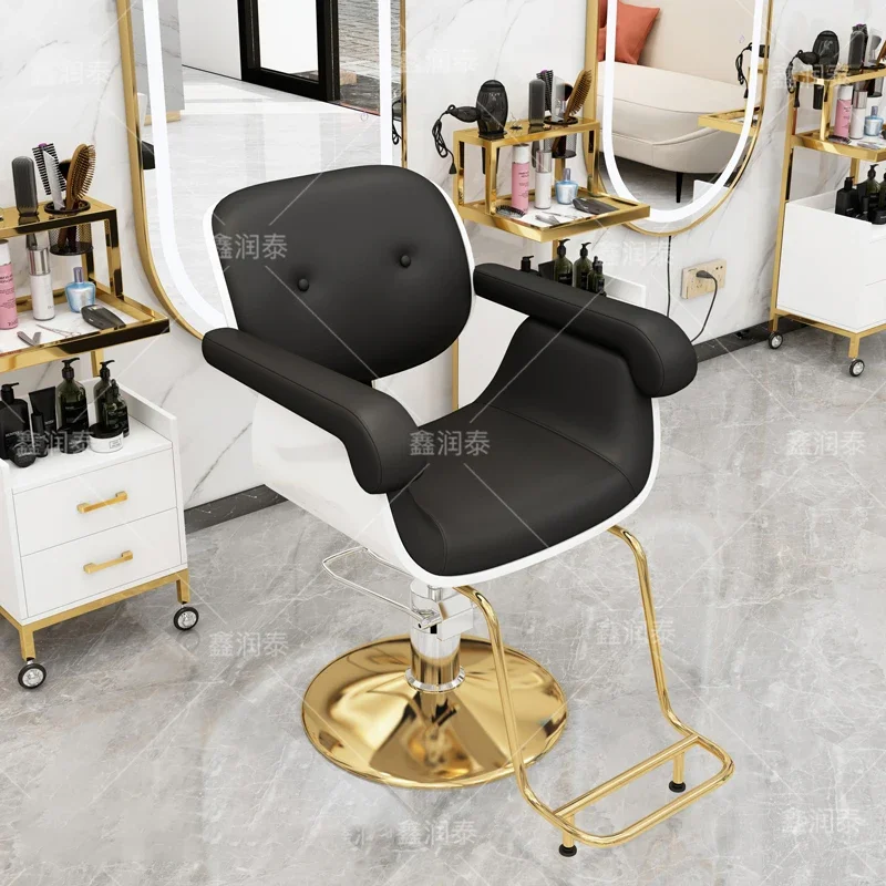 

Barber Chair Chairs Accessories Rolling Beauty Salon Swivel Nail Furniture Professional Hairdressing Chair Desk Commercial