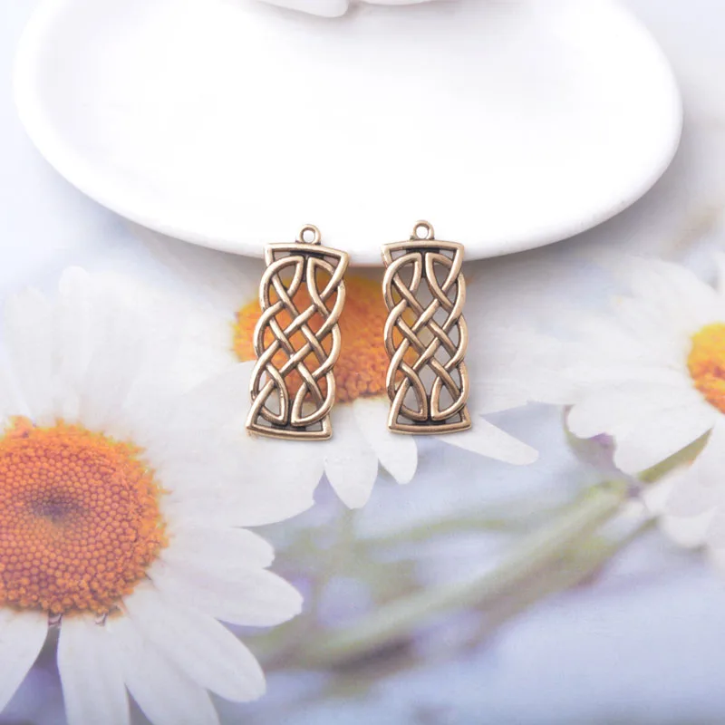 10 Stück Boho Zinklegierung Goldene Ohrringe mit Strass-Anhängern und Imitationsperlen, Runde Blumen-Sonnenblumen-Anhänger für DIY Damenohrringe – Detail 9