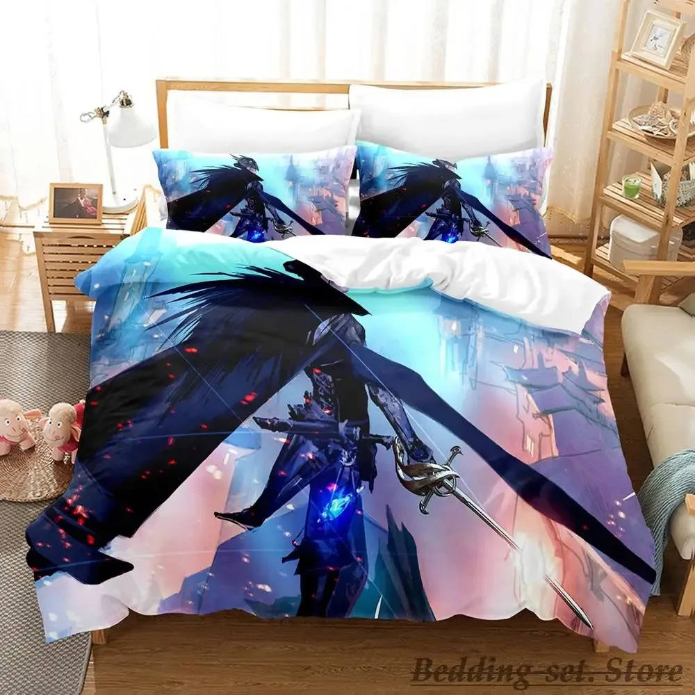 

2023 Dragon Age Dreadwolf Bedding Set Single Twin Full Queen King Size Bed Set Aldult Kid Bedroom Duvetcover Sets Anime Game