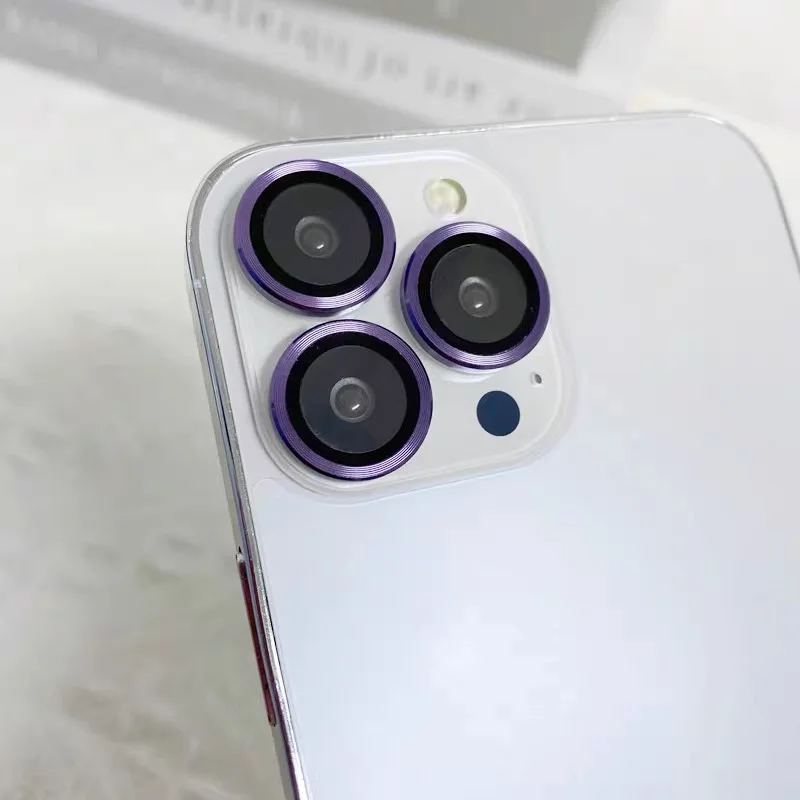 1-3Pcs Crowbar Locator Suitable For 17 Pro Max 17Air Camera Lens Protection Tempered Glass For IPhone 16 15 14 Pro Max Plus