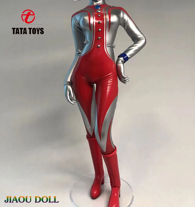 IN STOCK 1/6 Scale JO21X-65 female leather jumpsuit tights cosplay clothes fit 12 inches action figure body model