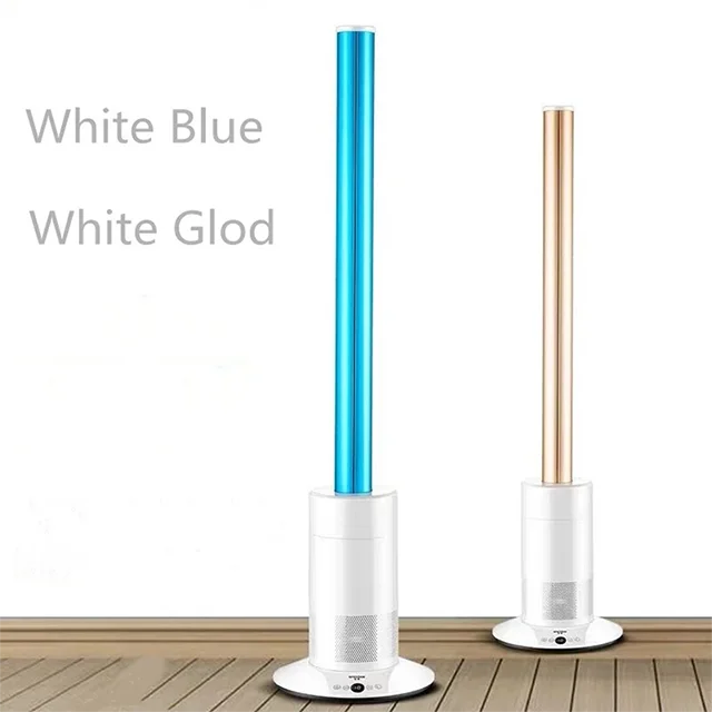 High-Efficiency Cooling Fan - Certified Powerful Air Tower Pedestal Fan with 10 Wind Options, Bladeless Design