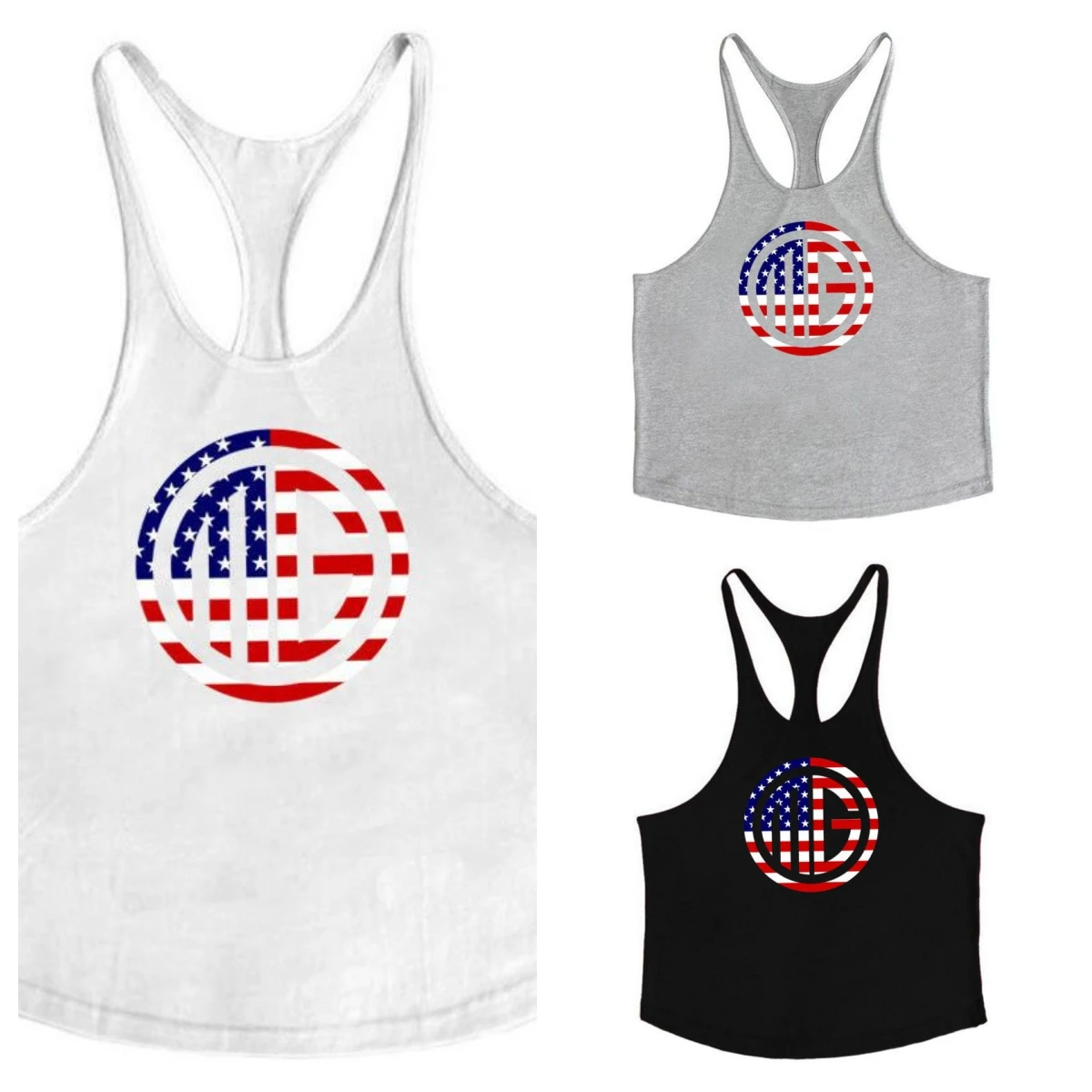 

MG мышечный жилет, летняя без рукавов с тонкими бретелями, оборудование для бодибилдинга, тренировочный жилет, дышащая быстросохнущая хлопковая футболка