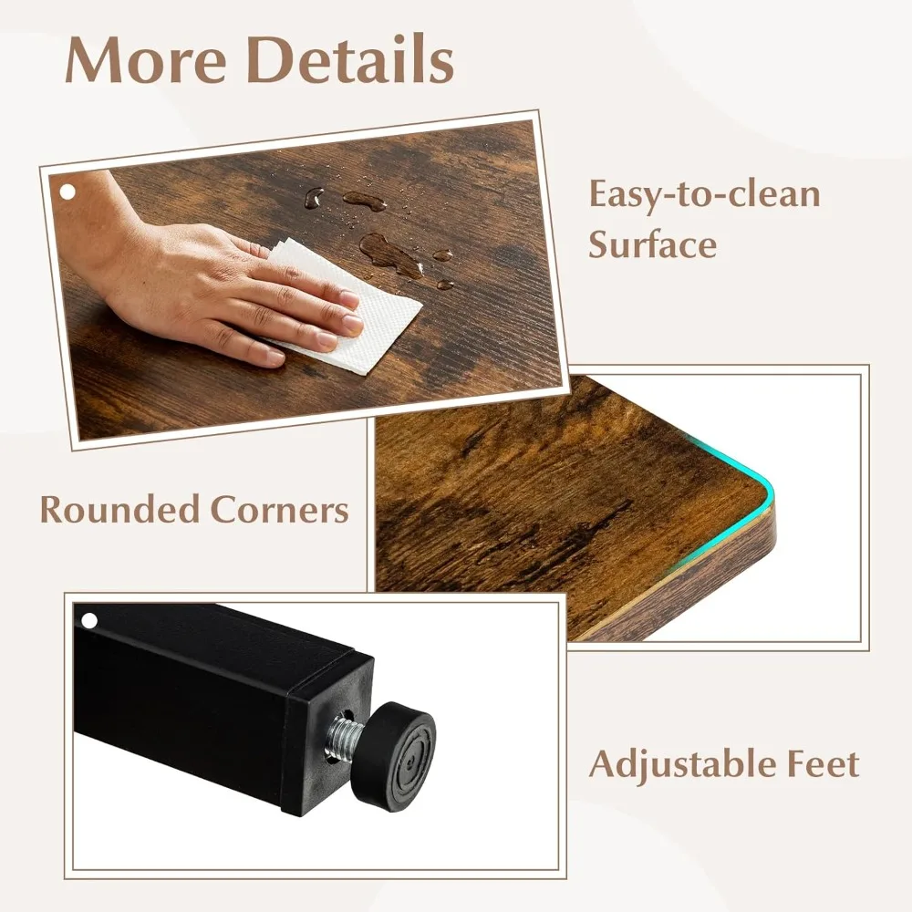 2-Tier Coffee Table with Storage Shelf, Modern Accent Cocktail Tea Table with Reinforced X-Shaped Structure, Solid Metal