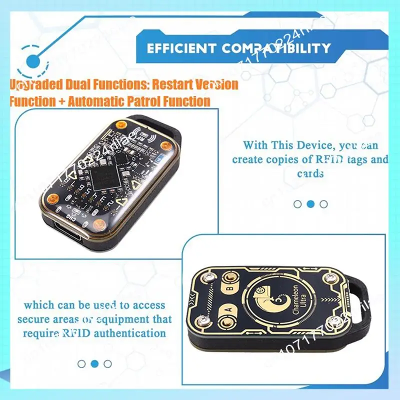 A17Z 카멜레온 울트라 업그레이드 스마트 카드 에뮬레이터 + CUID 카드/키체인 RFID 스마트 칩 리더 125K 13.56M 카드 NFC 복사기