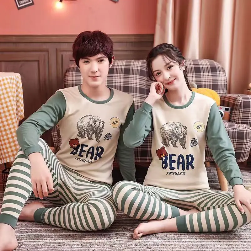 Children Sleep Pajamas For 9 10 13 15 18 Years Teen Boys Clothing Teenage Pyjamas Cute Cartoon Kids Nightwear Set Baby Homewear