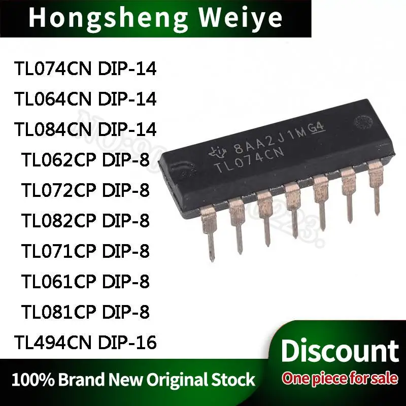 

50Pcs 100% New Original TL074CN DIP-14 In Stock