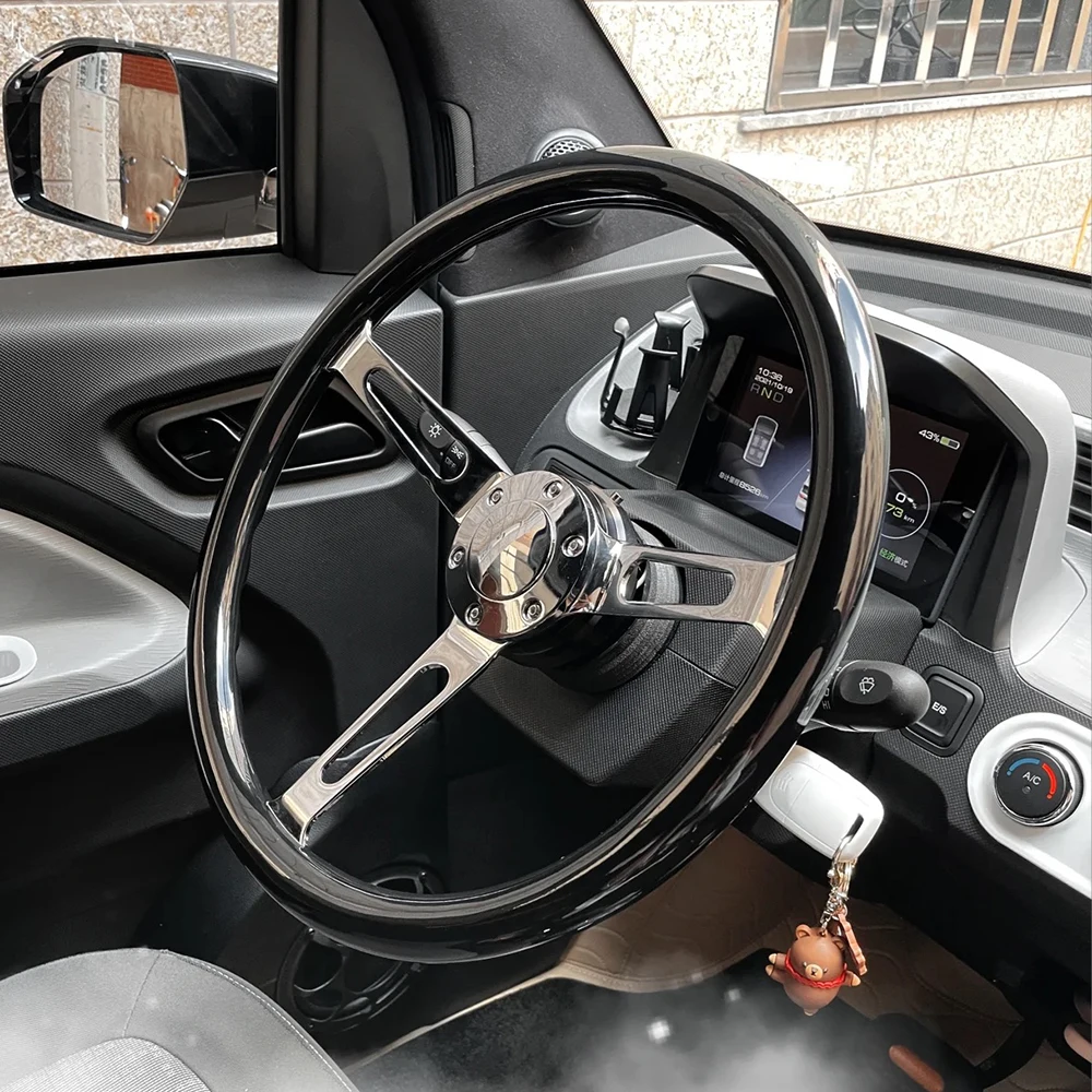 

Classic retro car steering wheel imitation solid wood ABS classic classic car steering rudder