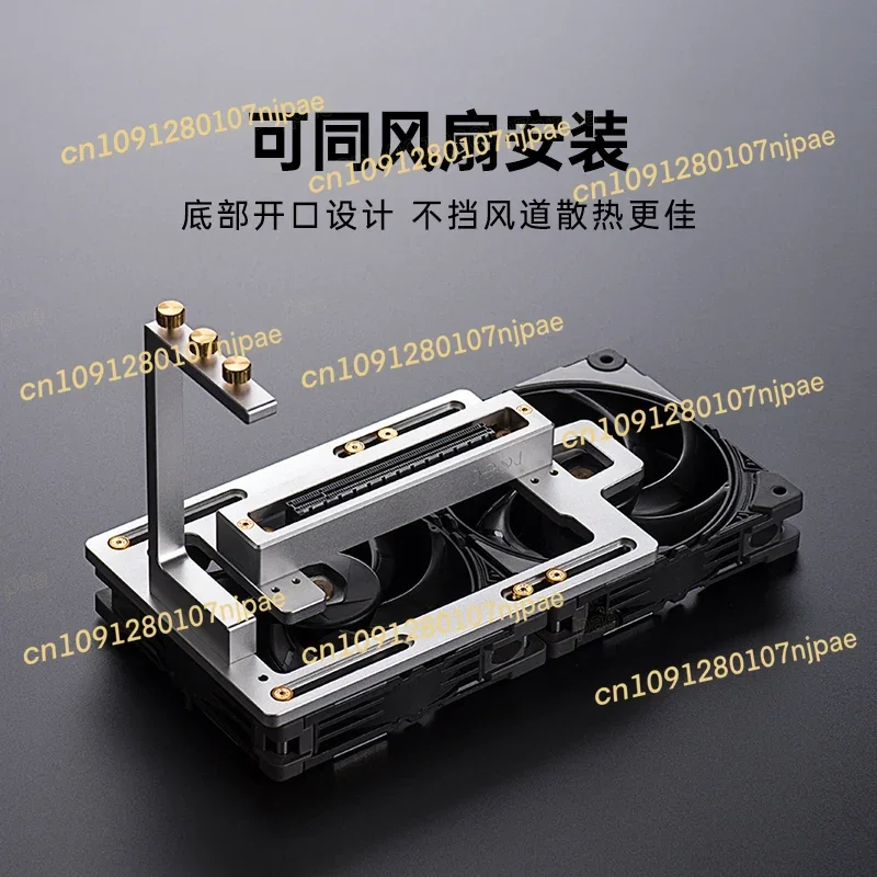 

Vertical 90 degree mounting bracket for graphics card, PCIE4.0 extended line full speed vertical mounting bracket kit