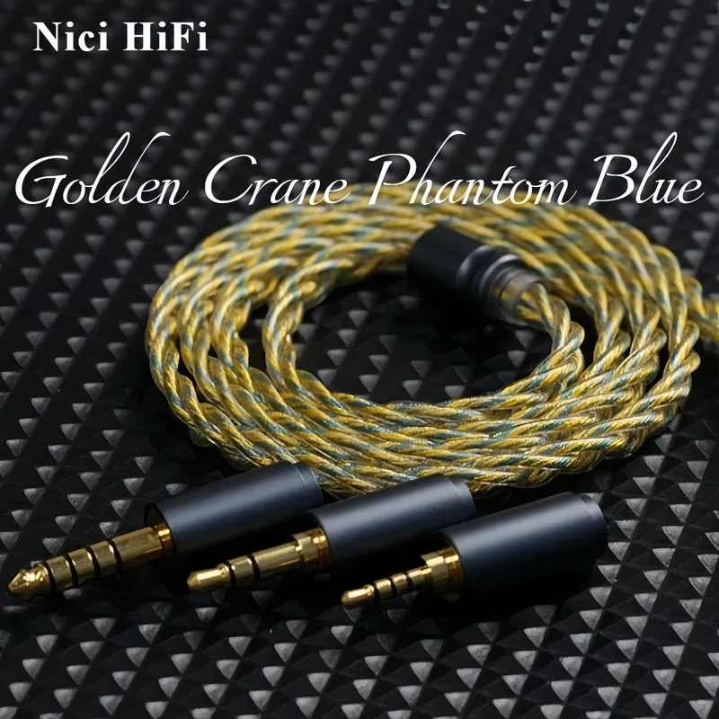 Nici HiFi-25 4 Core Earphone Cable MMCX/0.78 2Pin/Stereo 3.5mm, Balanced 4.4mm, IEM Replacement Upgrade Cable