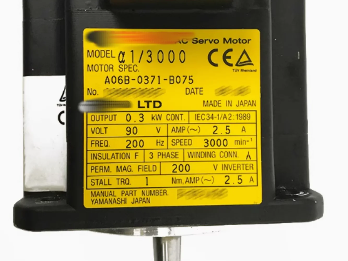 

A06B-0371-B075 for module