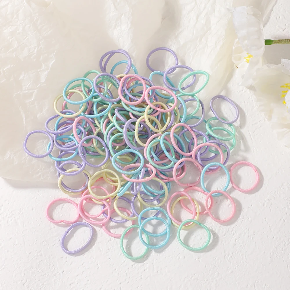 50-120 Stück Pastellfarbene Elastische Haargummis Ohne Beschädigung Nahtlose Haarbänder für Frauen Mädchen Kinder Haaraccessoires