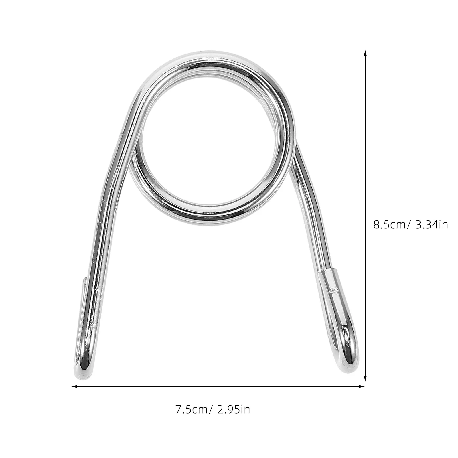 2Pcs Motorcycle Solo Seat Spring Set Electroplated Absorbing Springs for Vintage Style Comfort Ride Saddle Seat