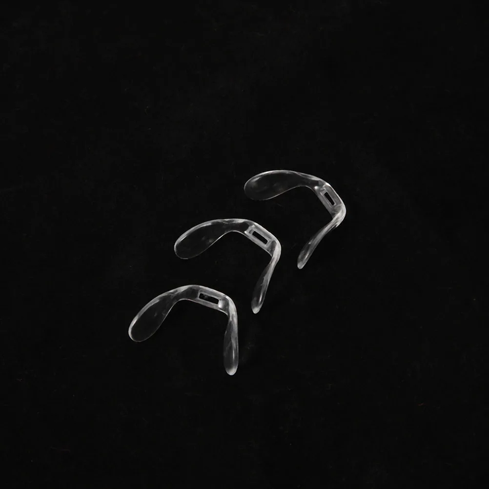 

6Pcs Replaceable Eyeglass Nose Pads Plastic Comfortable Durable Glasses Nose Cushions Non-Slip for Glasses and Sunglasses