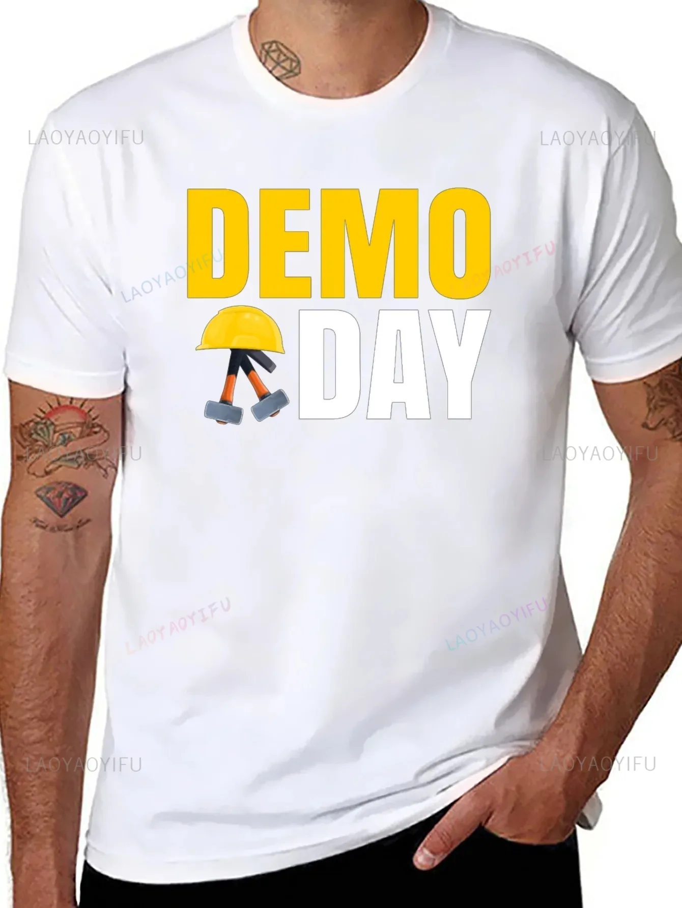 Y2K Demo Day Graphic Tee Unisex Vintage Funny Streetwear 2000s Retro Fashion