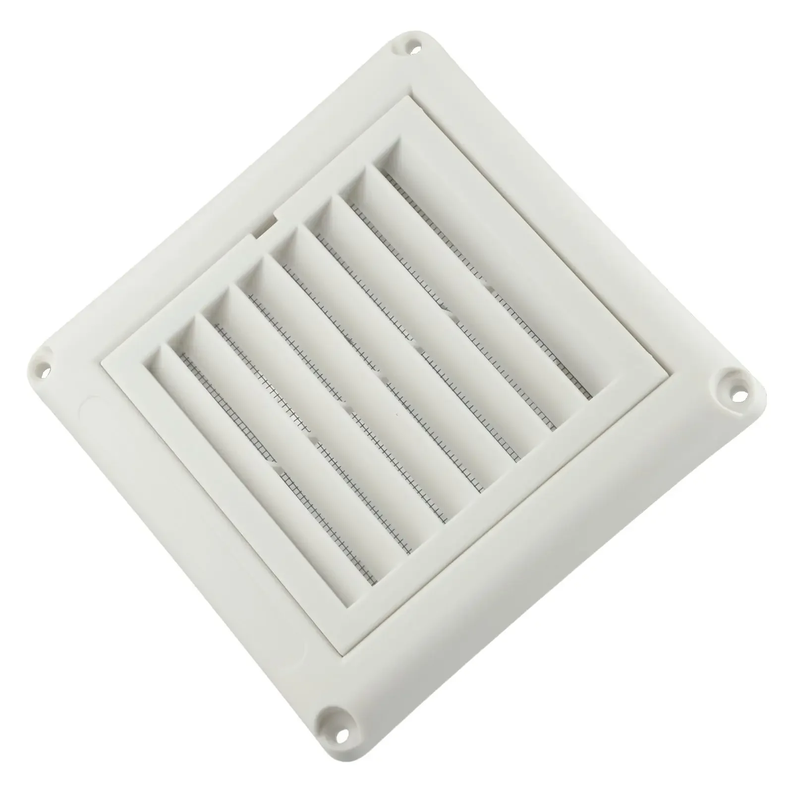4 Inch Vent Cover Air Grille ABS Plastic Louvered Design Mesh Screen Optimal Ventilation Pest Protection For Commercial Use